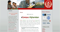 Desktop Screenshot of ecampus-afghanistan.org
