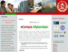 Tablet Screenshot of ecampus-afghanistan.org